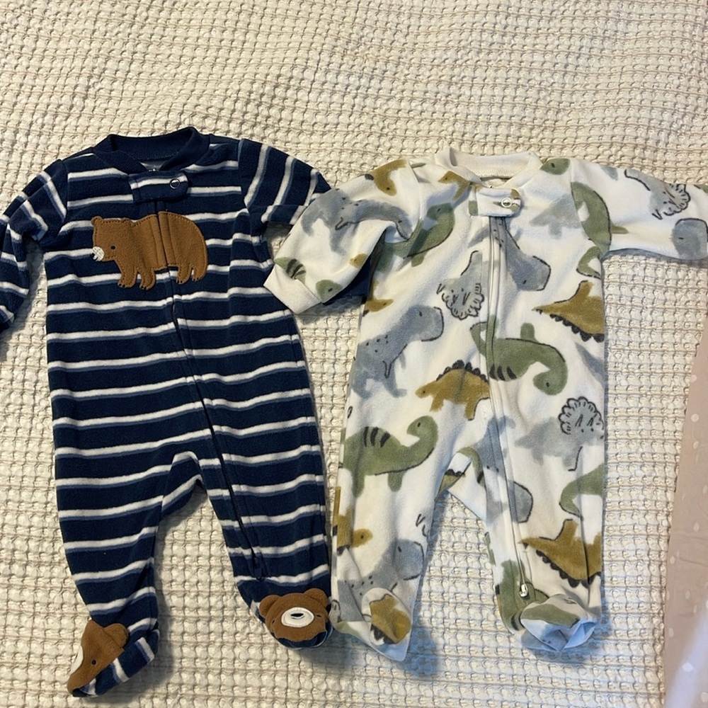 Carters new born baby boy footies